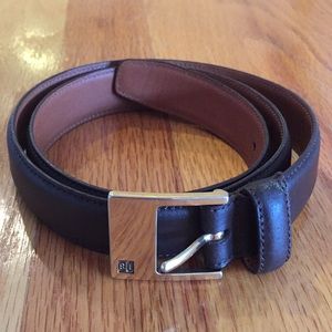Leather belt